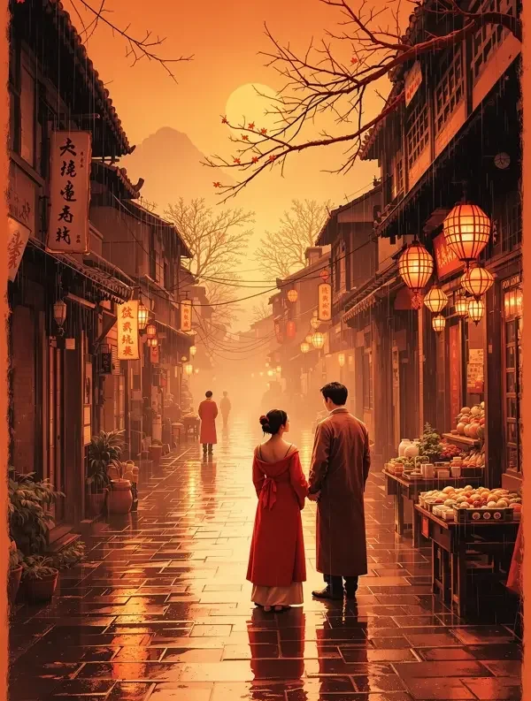 芙蓉镇 经典老片海报